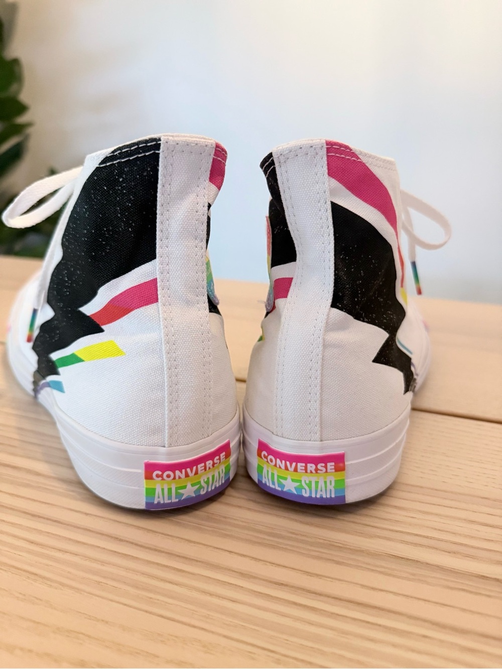 Converse Chuck Taylor All Star High Pride Lightning Bolt Sneakers M10/W12 - Picture 8 of 11